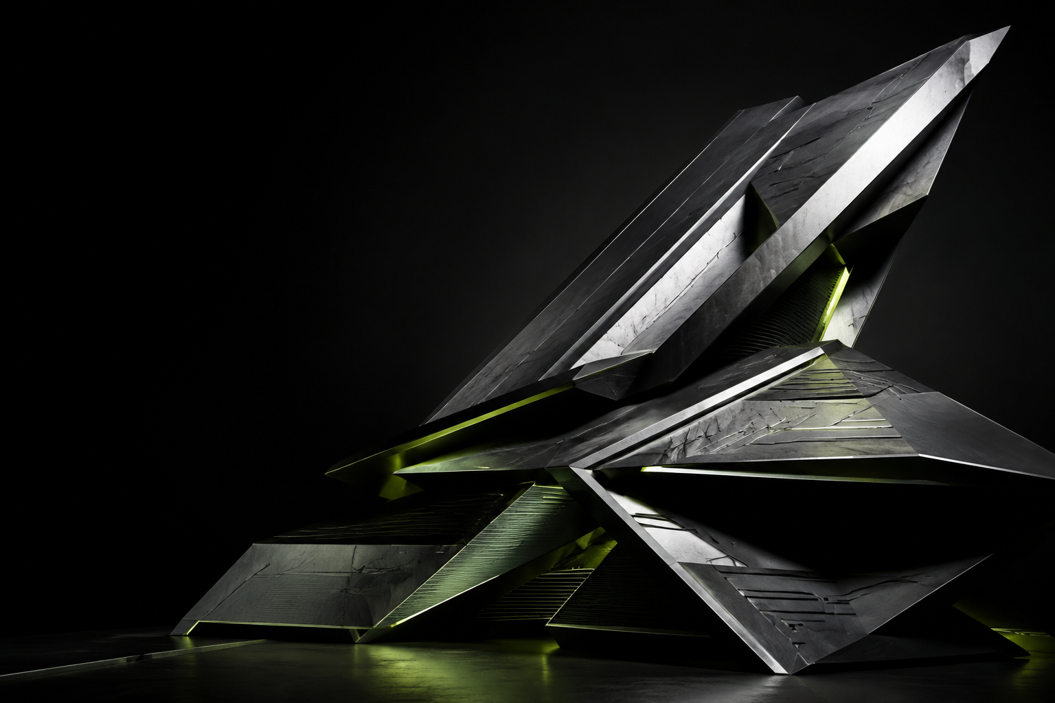 Three-dimensional layered titanium sculpture